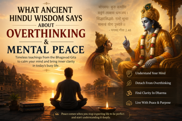 What Ancient Hindu Wisdom Says About Overthinking and Mental Peace