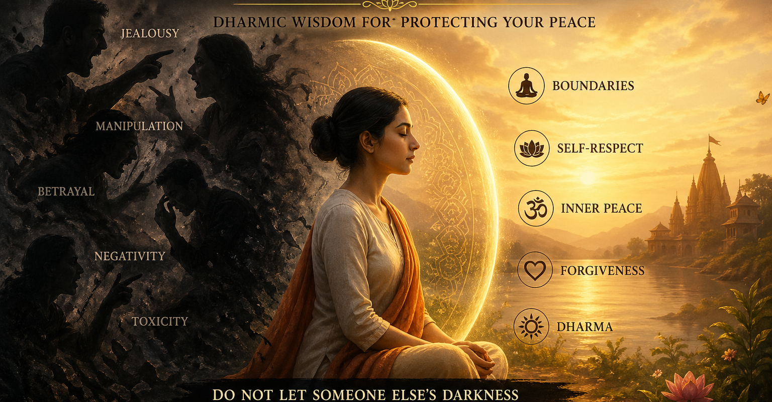 Karma and Toxic People: What Sanatan Dharma Teaches About Protecting Your Peace
