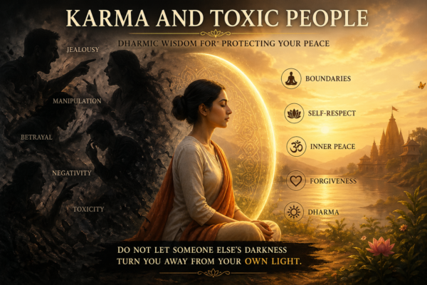 Karma and Toxic People: What Sanatan Dharma Teaches About Protecting Your Peace