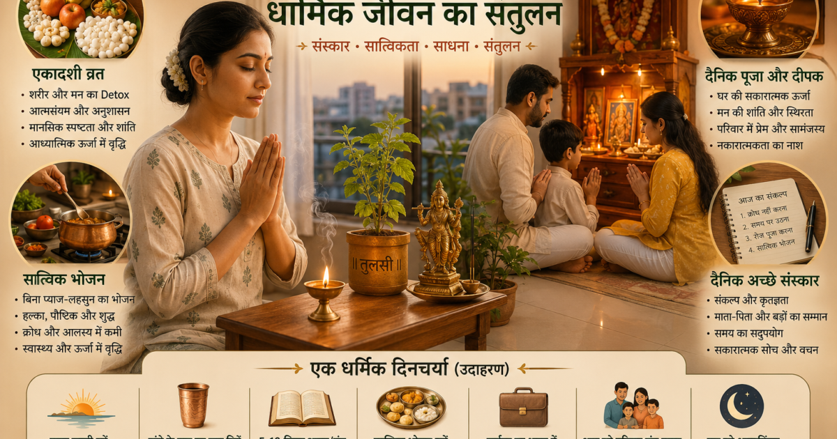 आधुनिक जीवन में धर्म का संतुलन