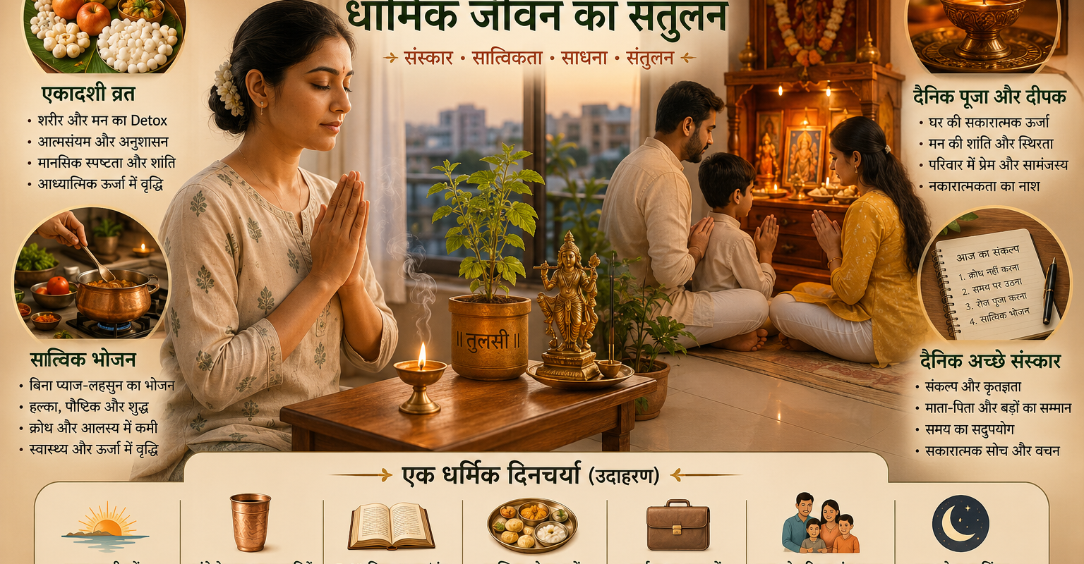 आधुनिक जीवन में धर्म का संतुलन