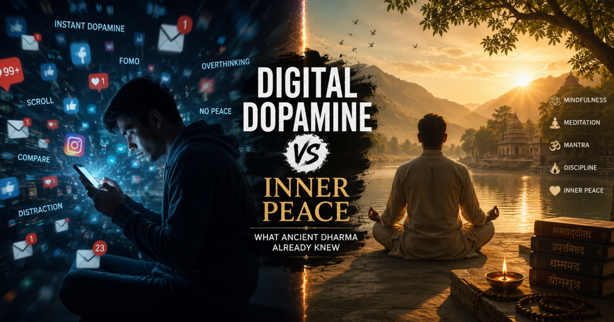 Digital Dopamine vs Inner Peace: What Ancient Dharma Already Knew