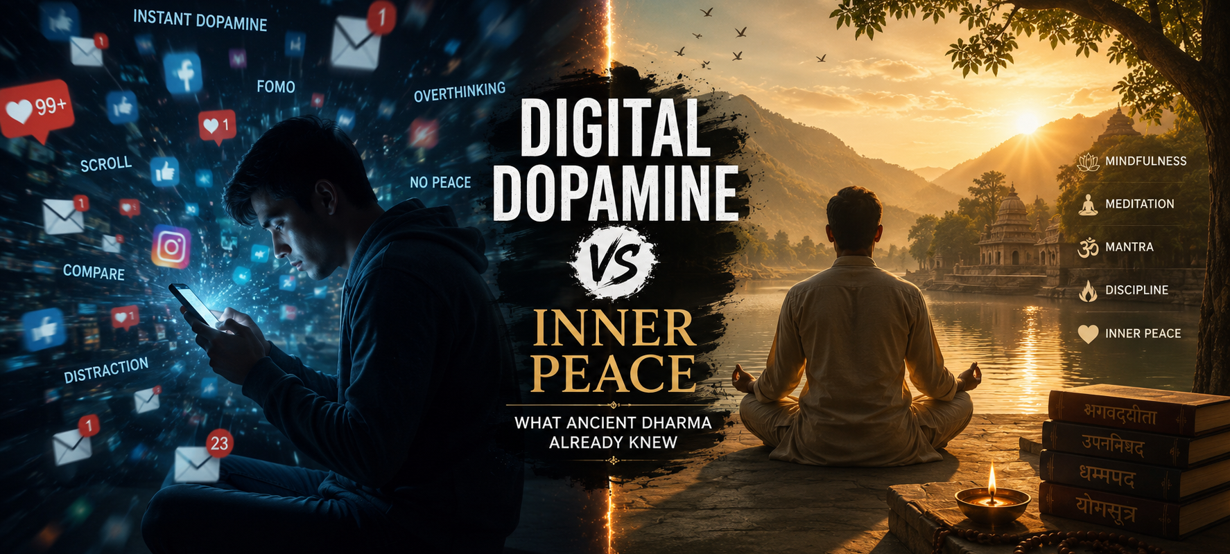 Digital Dopamine vs Inner Peace: What Ancient Dharma Already Knew
