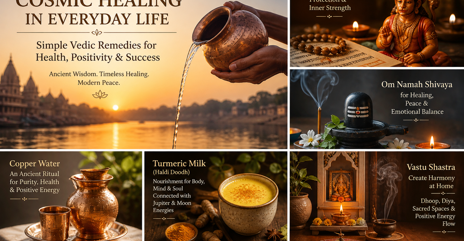Cosmic Healing in Everyday Life: Why Ancient Vedic Remedies Still Comfort Modern Minds