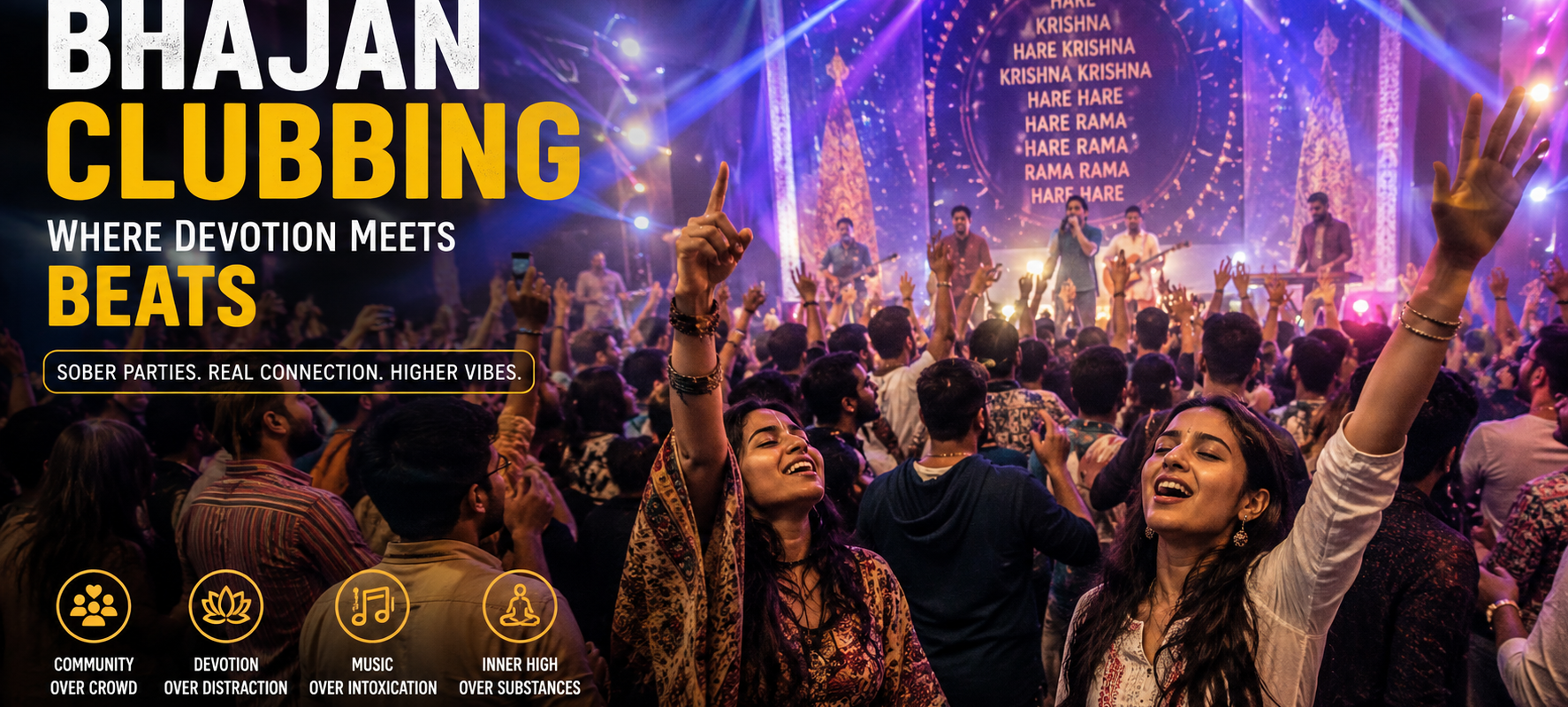 Bhajan Clubbing: Why Gen Z is Choosing Krishna Beats Over Nightclubs in 2026