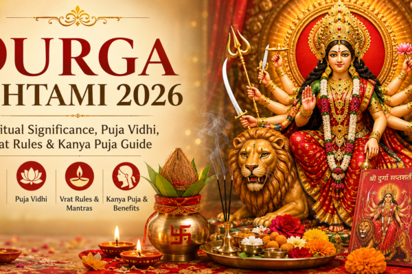 Durga Ashtami 2026: Spiritual Significance, Puja Vidhi, Vrat Rules & Kanya Puja Guide