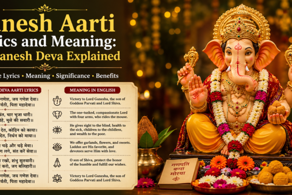 Ganesh Aarti Lyrics and Meaning: Jai Ganesh Deva Explained