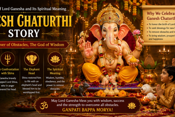 Ganesh Chaturthi Story: The Birth of Lord Ganesha and Its Spiritual Meaning