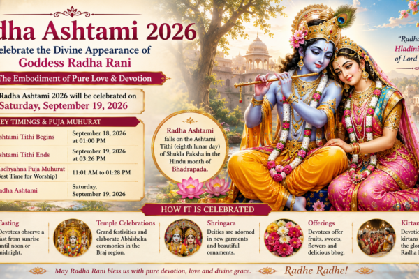 Radha Ashtami 2026: Story, Date, Puja Muhurat, Significance & Celebration Guide