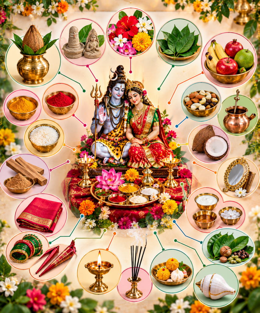 Goddess Parvati performing penance for Lord Shiva in the story of Hartalika Teej