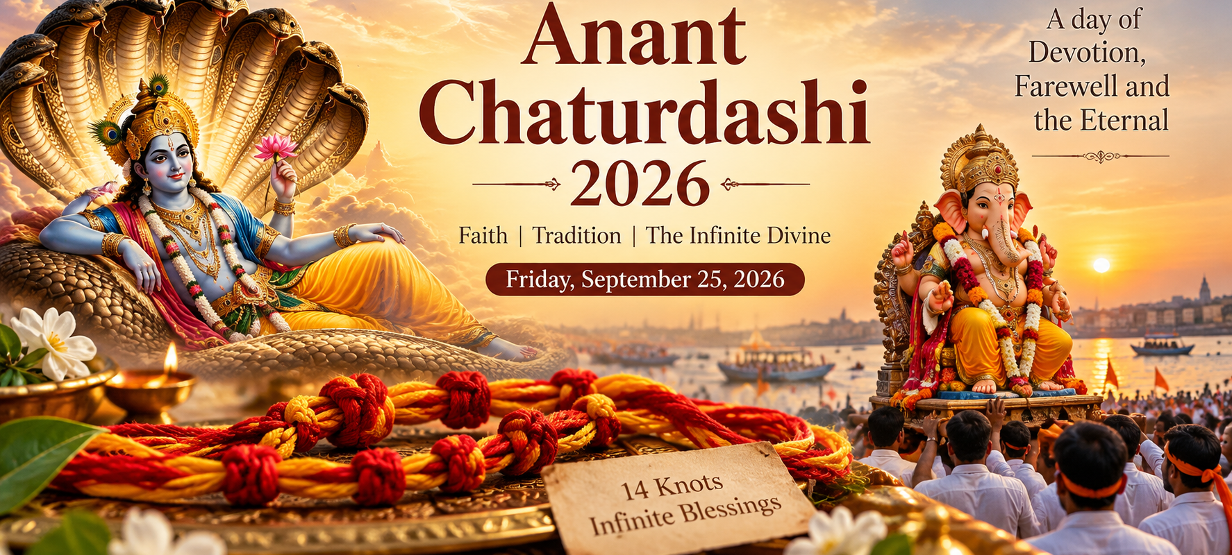 Anant Chaturdashi 2026: Date, Puja Vidhi, Vrat Katha, Anant Sutra and Its Spiritual Significance