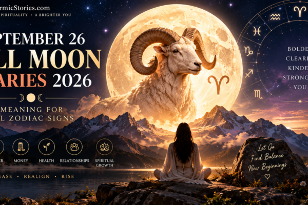 September 26 Full Moon in Aries 2026: Meaning for All Zodiac Signs