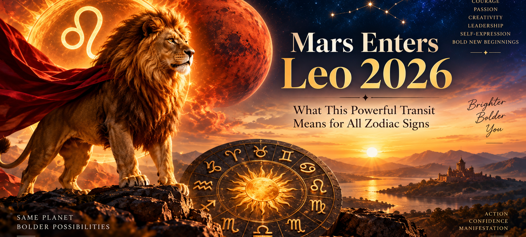 Mars Enters Leo 2026: What This Powerful Transit Means for All Zodiac Signs
